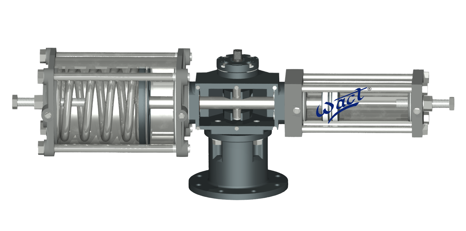 Single Acting Spring Return Hydraulic Actuator 